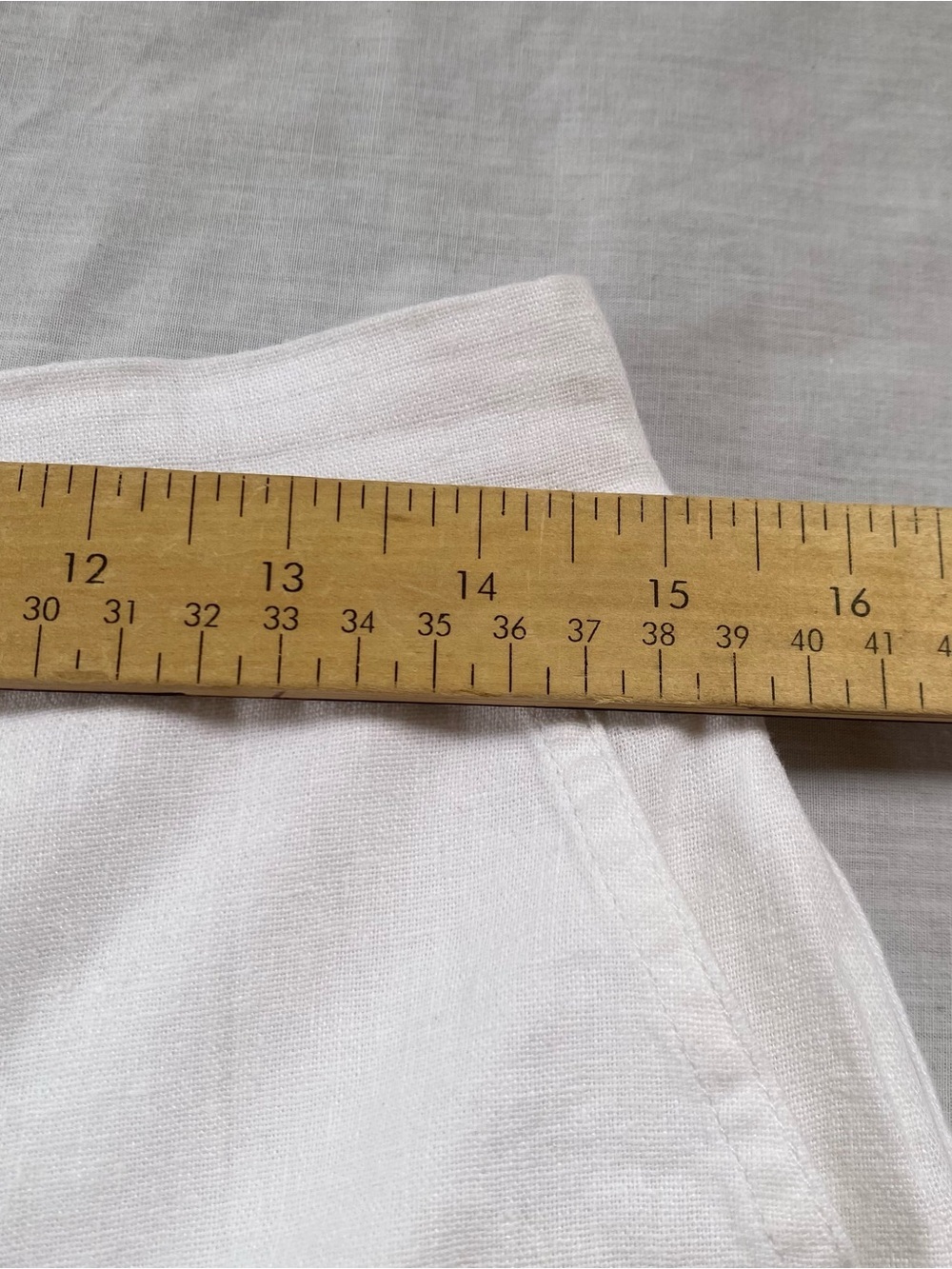 Banana Republic White Linen Blend High Rise Shorts Pull-On Size S - Picture 5 of 6